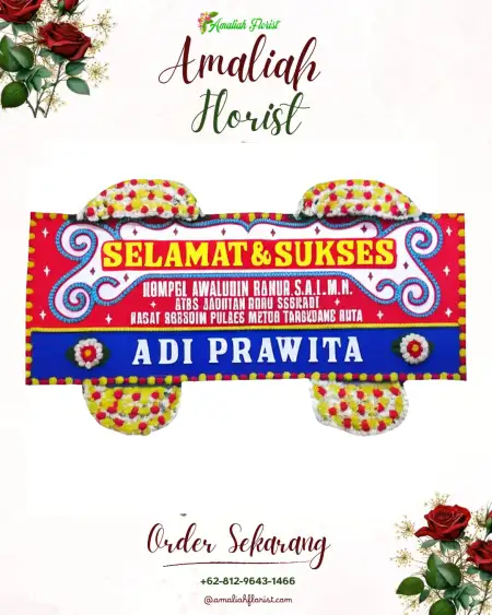 Papan Bunga Ucapan Selamat Brodot